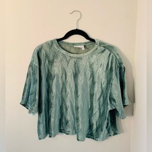 {NWOT} ASOS | Teal Velour Top